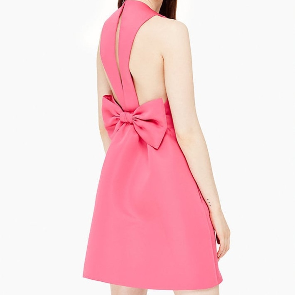 Pink Bow Back Kate Spade Dress